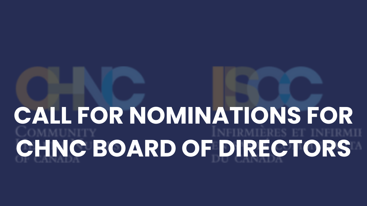 Call for Nominations for CHNC Board of Directors - Community Health ...